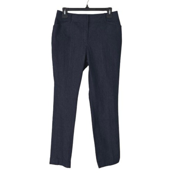 Brooks Brothers Pants - Brooks Brothers Pants Straight Mid Rise Dark Wash Stretch Preppy Office Womens 4